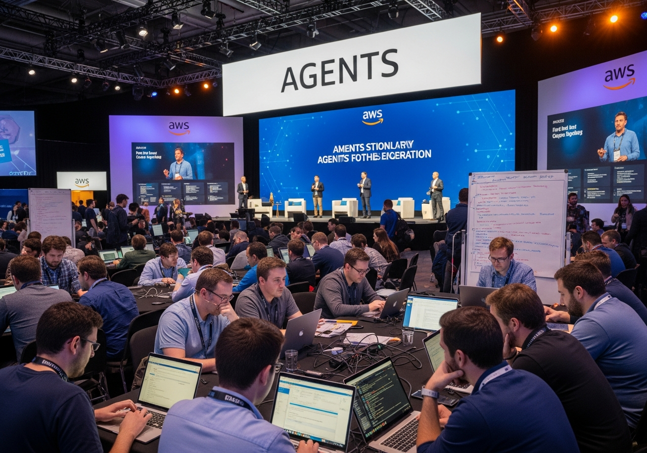 At AWS re:Invent, the news was agents, but the focus was developers